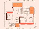 花样年康城四季御峰_3室2厅2卫 建面110平米
