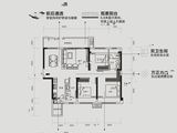 正黄金色云庭_3室2厅2卫 建面110平米