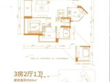 京基智农山海上园_3室2厅1卫 建面88平米