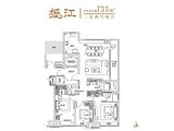 保利明玥春江_3室2厅2卫 建面135平米