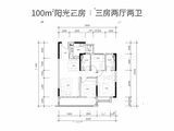 五矿香投桂语堂_3室2厅2卫 建面100平米