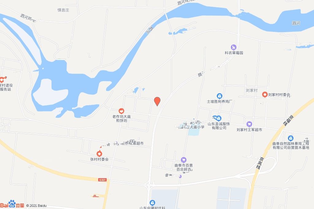 北临、西临、南临、东临时庄街道大庙村用地