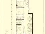 华夏晋韵如意城_3室2厅1卫 建面121平米