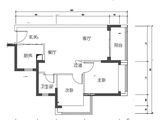 安居峰景苑_2室2厅1卫 建面72平米