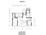 信达时代国著_4室2厅2卫 建面140平米