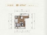 贵阳天瀑学府_2室2厅1卫 建面69平米