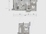 保利时代_3室2厅2卫 建面90平米