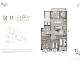 华润置地润樾_4室2厅2卫 建面139平米