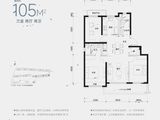 璟上兰园_3室2厅2卫 建面105平米