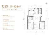 中建玖玥府_3室2厅2卫 建面108平米