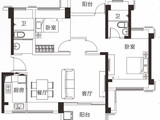 恒大锦苑_2室2厅2卫 建面87平米